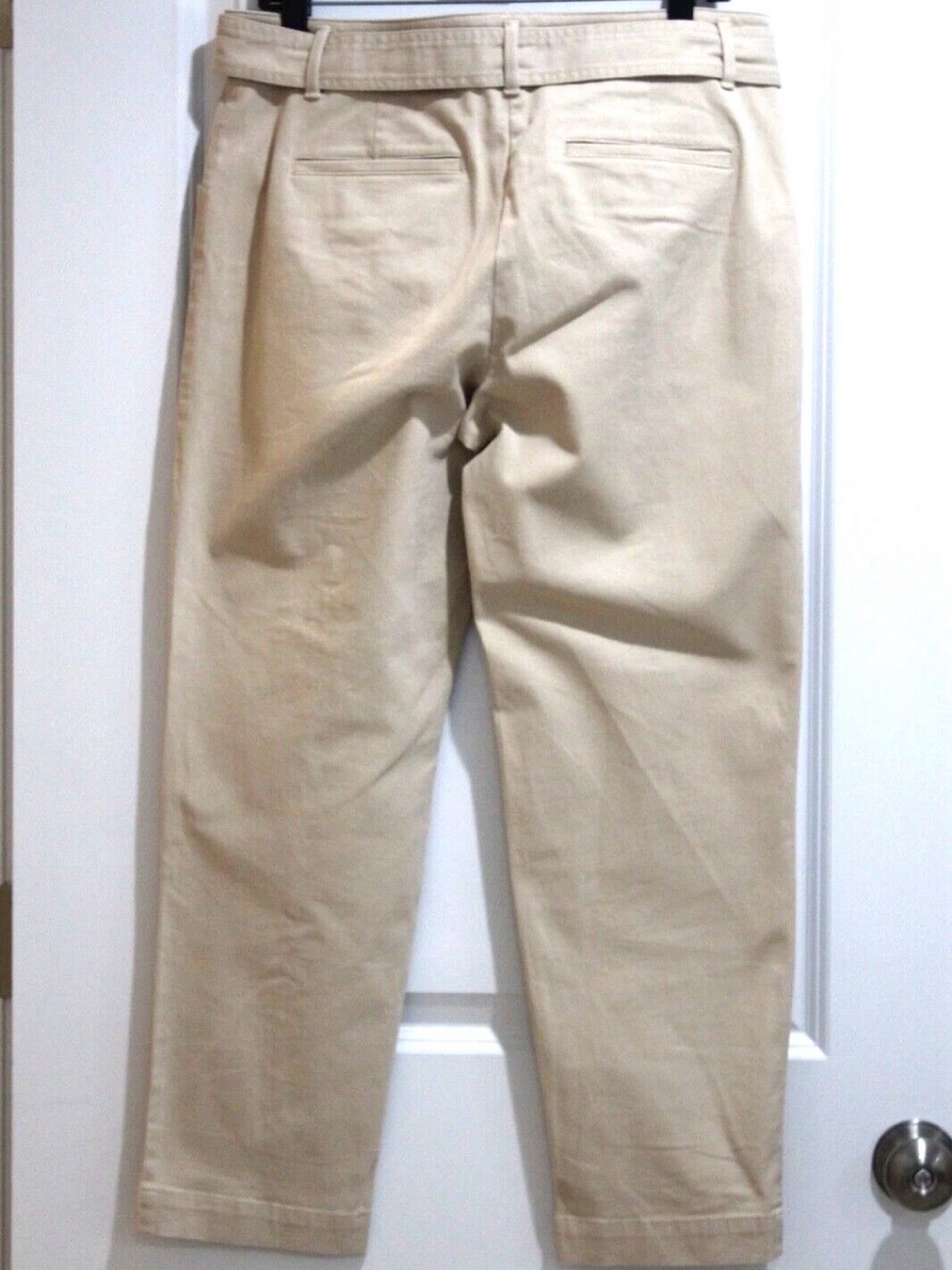 Ann Taylor Straight Leg Pants in Light Khaki - Picture 4 of 5